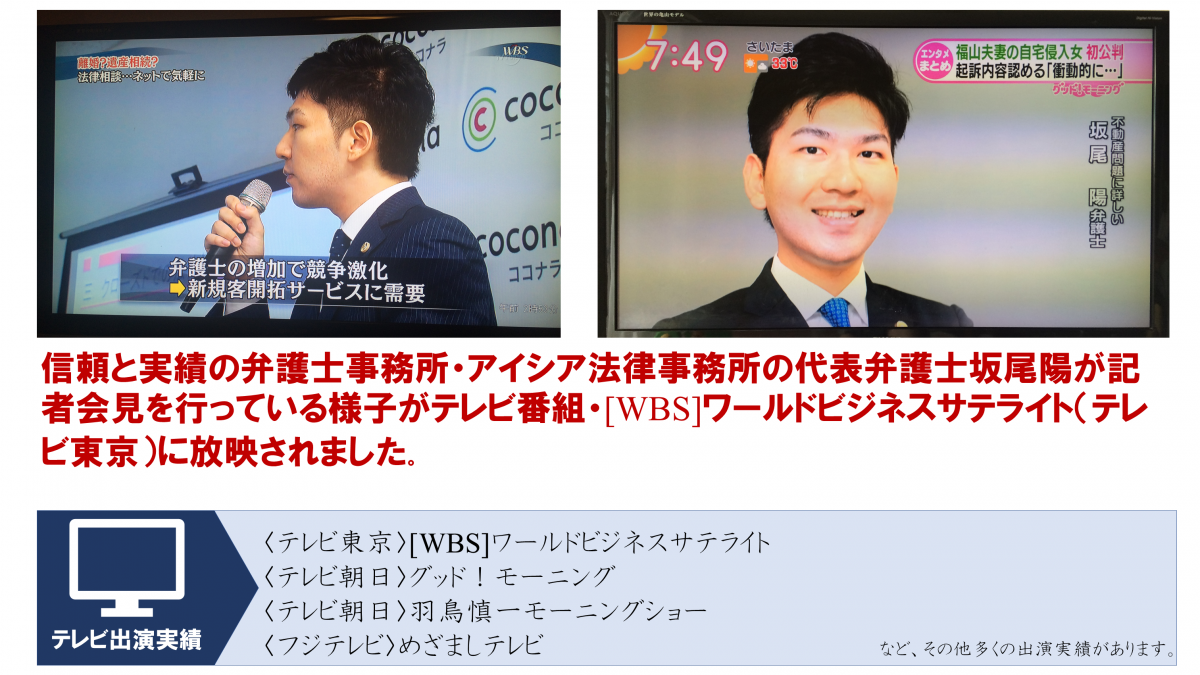 テレビ出演実績